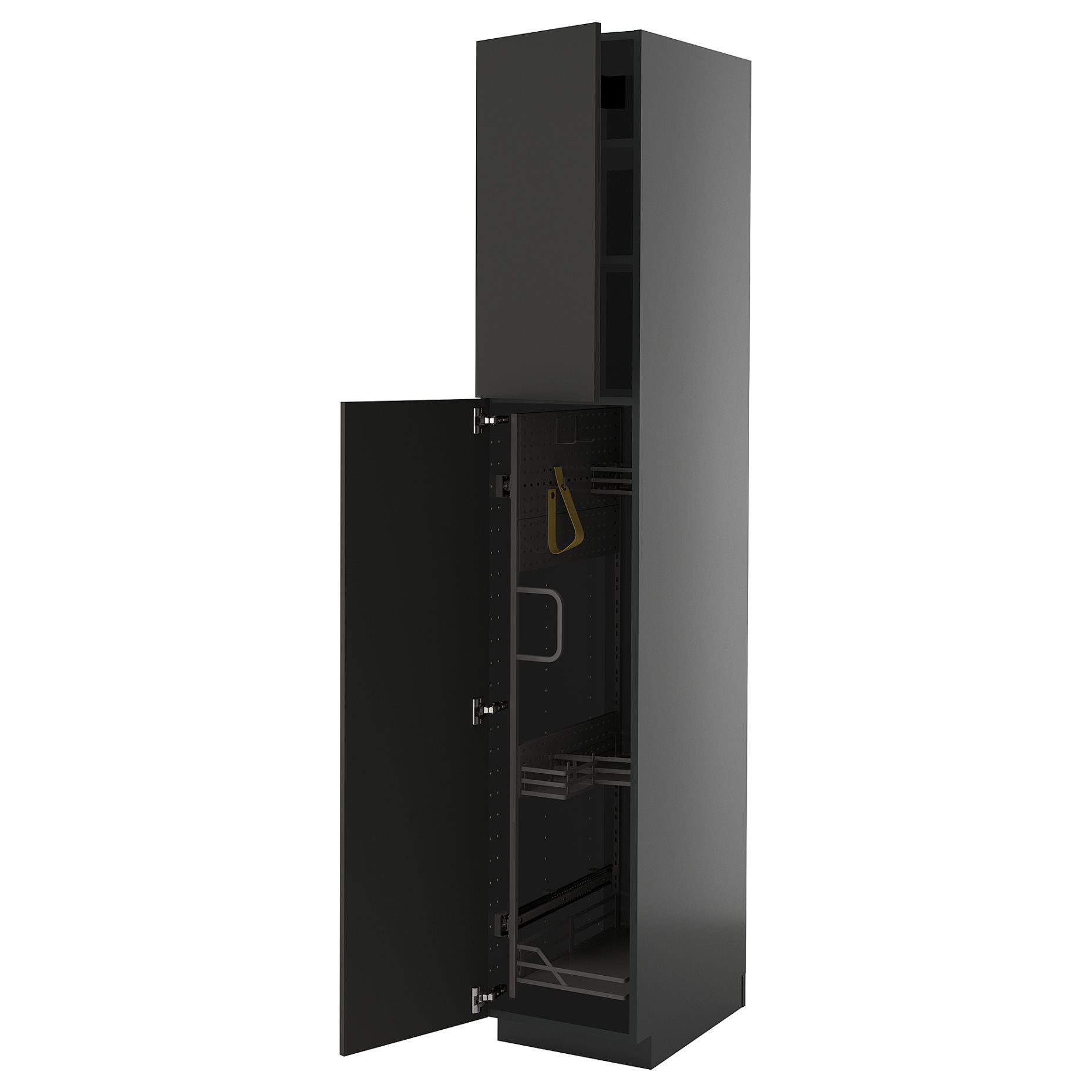 METOD, high cabinet with cleaning interior, 40x60x220 cm, 995.882.99
