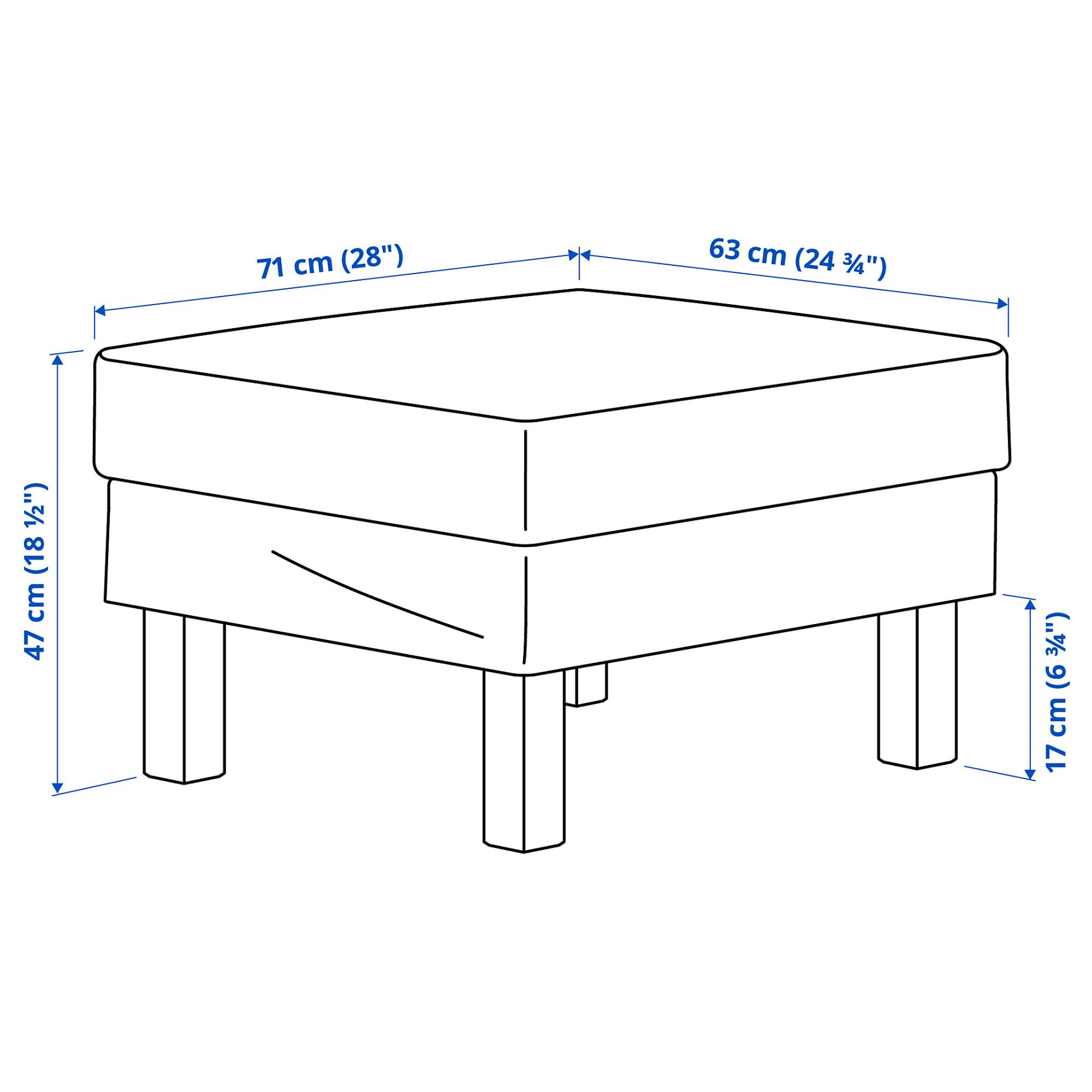 SALTSJÖBADEN, footstool, 996.023.61