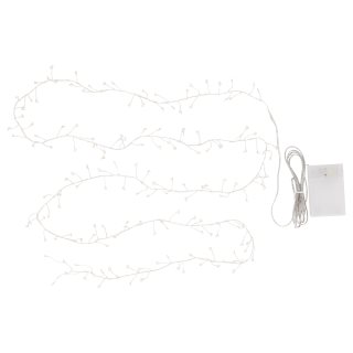 STRÅLA lighting chain with built in LED light source/160 lights/battery ...