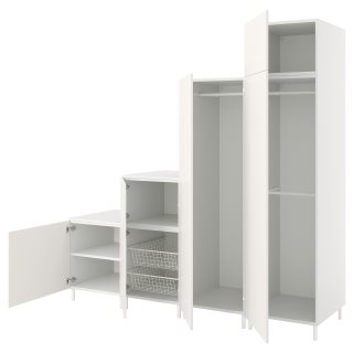 PLATSA wardrobe with 6 doors, 240x57x231 39425352 | IKEA Cyprus
