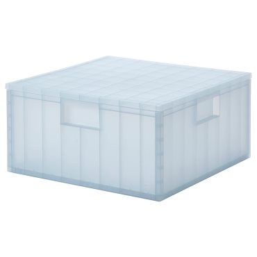 PANSARTAX, storage box with lid, 33x33x16.5 cm, 005.254.04