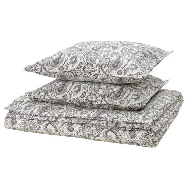 RODGERSIA, duvet cover and 2 pillowcases, 240x220/50x60 cm, 005.793.93