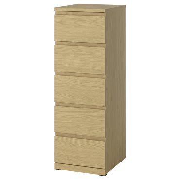 STORKLINTA, chest of 5 drawers, 40x50x120 cm, 006.275.39