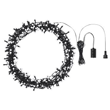 STRÅLA, lighting chain with built-in LED light source/οutdoor, 20 m, 006.352.66
