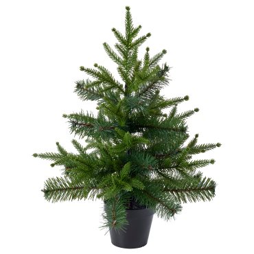 FEJKA, artificial potted plant in/outdoor/Christmas tree, 12 cm, 006.364.35