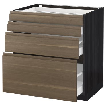METOD/MAXIMERA, base cabinet 4 fronts/4 drawers, 091.317.23