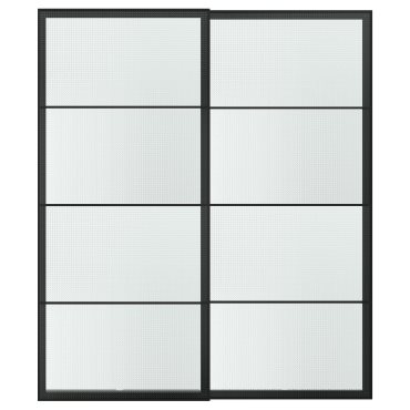 LUNDBRÄSMA, pair of sliding doors, 200x236 cm, 096.190.59