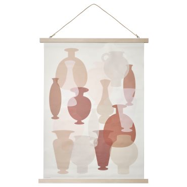 PÅLHULT, υφασμάτινη διακόσμηση τοίχου, 50x70 cm, 105.452.46