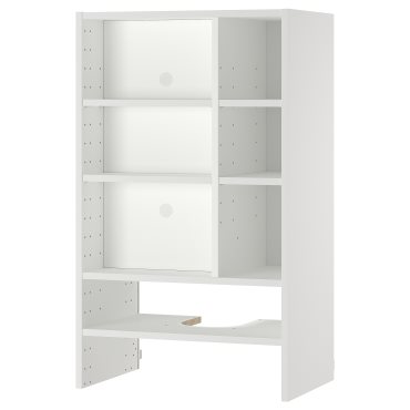 METOD, wall cabinet frame for built in extractor hood, 60x37x100 cm, 105.476.41