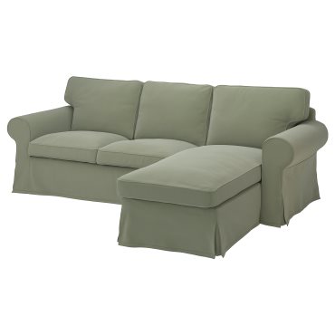 EKTORP, cover for 3-seat sofa with chaise longue, 105.657.86