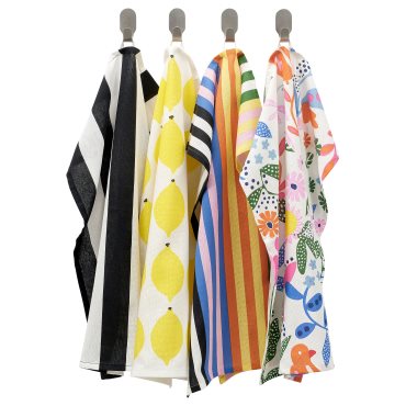 RINNIG, πετσέτα κουζίνας, 4 τεμ. 45x60 cm, 106.099.07