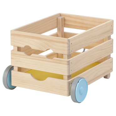 FLISAT, toy storage with wheels, 38x43x29 cm, 106.201.27