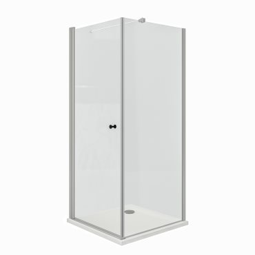 OPPEJEN/FOTINGEN, καμπίνα ντους με βάση, 90x90x205 cm, 193.262.49