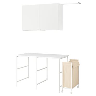 ENHET, storage combination for laundry, 139x63.5 cm, 194.774.55