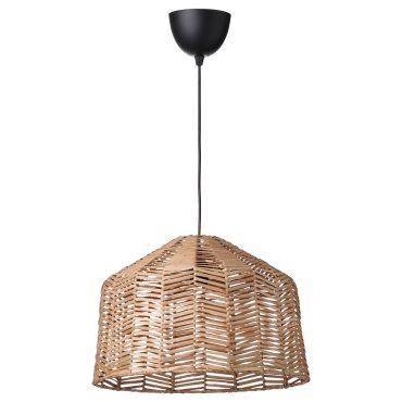 KAPPELAND/HEMMA, pendant lamp/rattan, 195.257.86