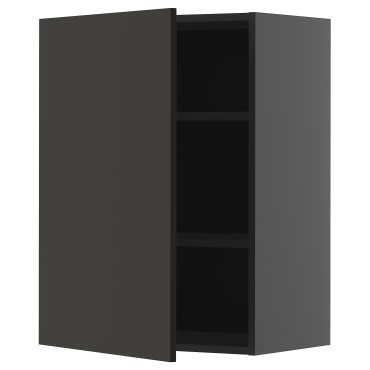 METOD, wall cabinet with shelves, 60x80 cm, 195.881.18