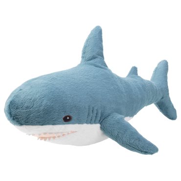 BLÅHAJ, soft toy/baby shark, 55 cm, 205.406.63