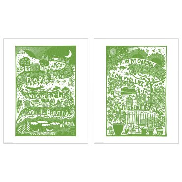 BILD, πόστερ/η ζωή είναι ωραία, 2 τεμ. 40x50 cm, 205.680.44