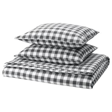 EKTANDVINGE, duvet cover and 2 pillowcases, 240x220/50x60 cm, 205.853.88