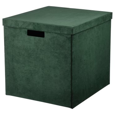 GJÄTTA, storage box with lid, 32x35x32 cm, 205.996.82