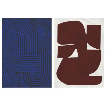 PJÄTTERYD, πίνακας/Endelave & Alkmaar, 2 τεμ. 50x70 cm, 206.196.04