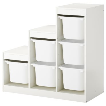 TROFAST, storage combination with boxes, 290.428.77