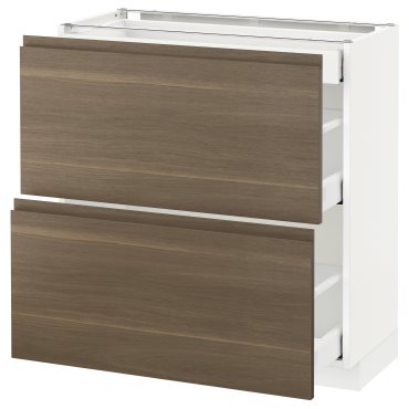 METOD/MAXIMERA, base cabinet with 2 fronts/3 drawers, 291.313.74