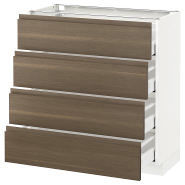 METOD/MAXIMERA, base cabinet 4 fronts/4 drawers, 291.316.80