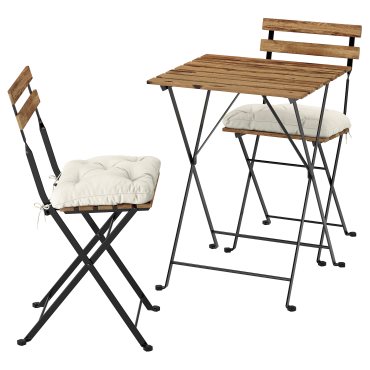 TÄRNÖ, table and 2 chairs/foldable/outdoor, 55x54 cm, 295.753.42