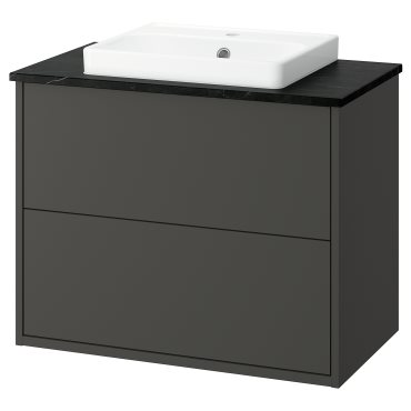 HAVBACK/ORRSJON, wash-stand with drawers/wash-basin, 82x49x71 cm, 296.293.16