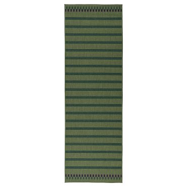 KORSNING, rug flatwoven/striped/in/outdoor, 80x250 cm, 305.532.35