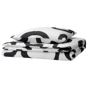 KLIPPBRÄCKA, duvet cover and pillowcase, 150x200/50x60 cm, 305.850.00