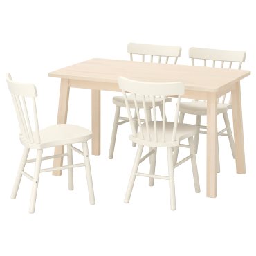 NORRAKER/NORRARYD, τραπέζι και 4 καρέκλες, 392.972.36