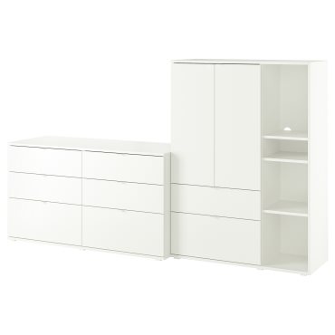 VIHALS, storage combination, 245x47x140 cm, 394.421.77