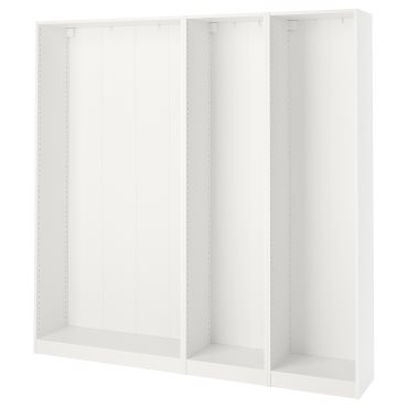 PAX, 3 wardrobe frames, 200x35x201 cm, 394.947.55