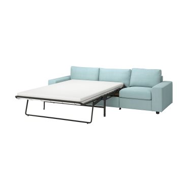 VIMLE, τριθέσιος καναπές-κρεβάτι με πλατιά μπράτσα, 395.372.36