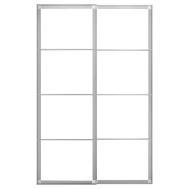 PAX, σκελετοί συρόμενων πορτών με ράγα, 150x236 cm, 404.581.86