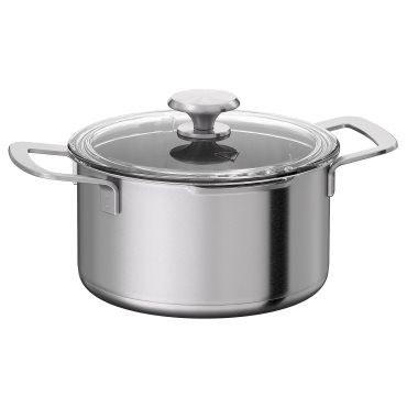 HEMKOMST, pot with lid, 3 l, 405.131.40