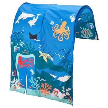 KURA, bed tent/ocean animals pattern, 405.284.48