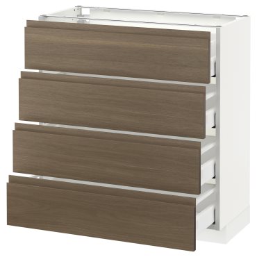 METOD/MAXIMERA, base cabinet 4 fronts/4 drawers, 491.316.79