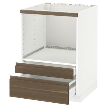 METOD/MAXIMERA, base cabinet for combi microwave/drawers, 491.316.84