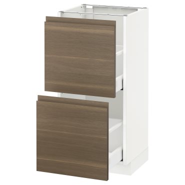 METOD/MAXIMERA, base cabinet with 2 drawers, 491.317.64