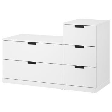NORDLI, chest of 5 drawers, 120x76 cm, 492.480.33