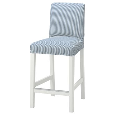 BERGMUND, bar stool with backrest, 62 cm, 493.997.48