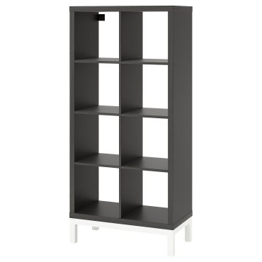 KALLAX, shelving unit with underframe, 77x164 cm, 494.426.43