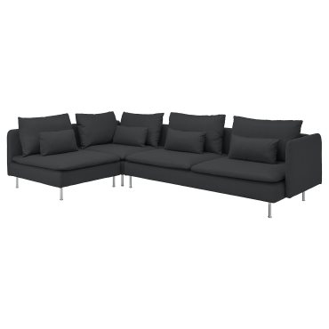 SÖDERHAMN, corner sofa, 4-seat with open end, 494.495.88