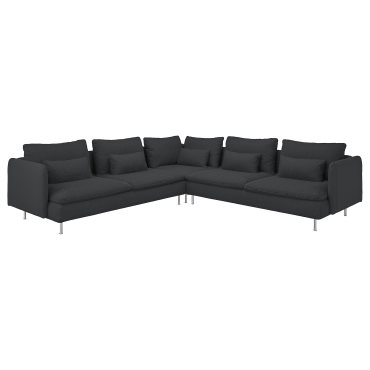 SÖDERHAMN, corner sofa, 6-seat, 494.495.93