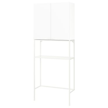 ENHET, σύνθεση αποθήκευσης για χώρο πλυντήριου, 80x32x204 cm, 494.774.30