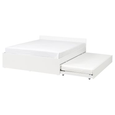 VIHALS, bed frame with 1 trundle bed, 160x200 cm, 495.820.30