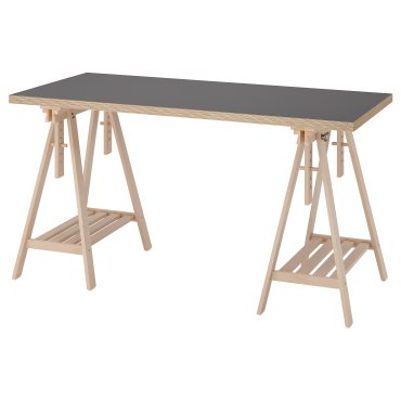 LAGKAPTEN/MITTB, desk, 140x60 cm, 495.853.78